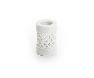 White round Marble Mabkhar