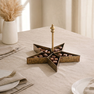 Metal nuts stand