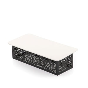 Ceramic plate and metal base with Arabian art - CASCADES