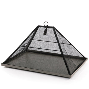Foldable rattan cover with metal tray - CASCADES