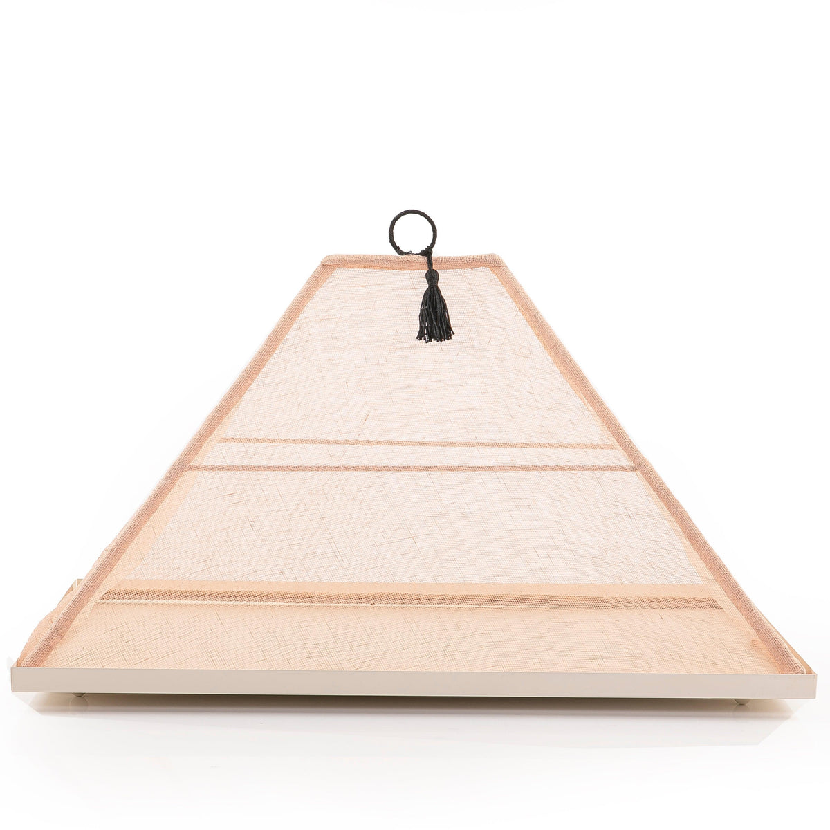 Foldable rattan cover with metal tray - CASCADES