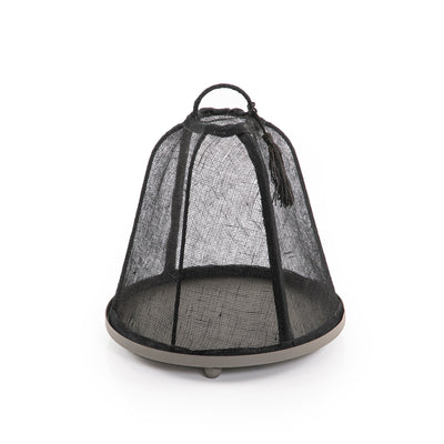 Linen cover with metal base