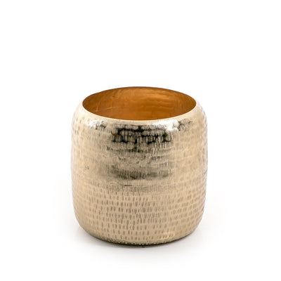 Metal planter bowl