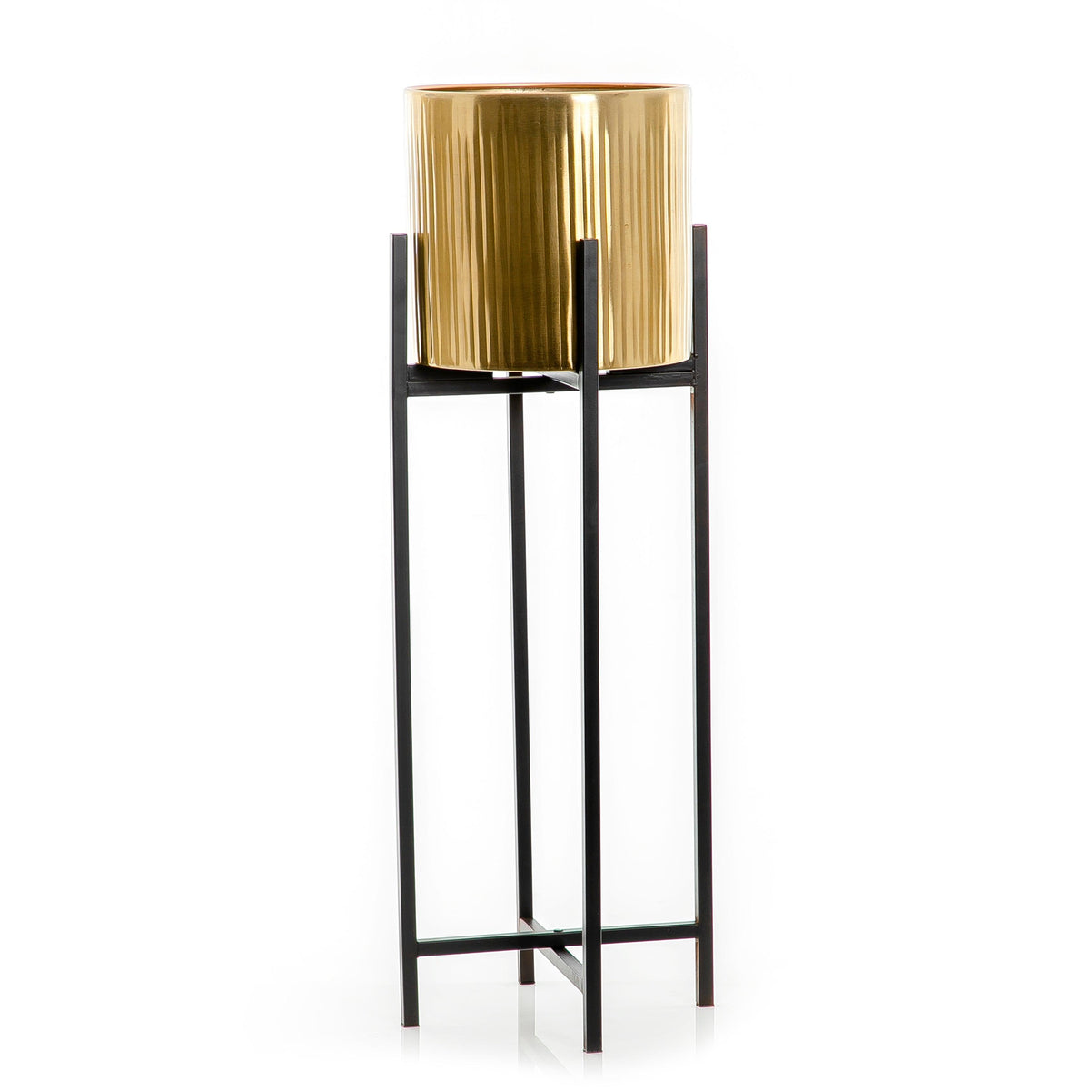 Metal planter with stand - CASCADES