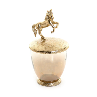 Glass jar with metal cover - CASCADES