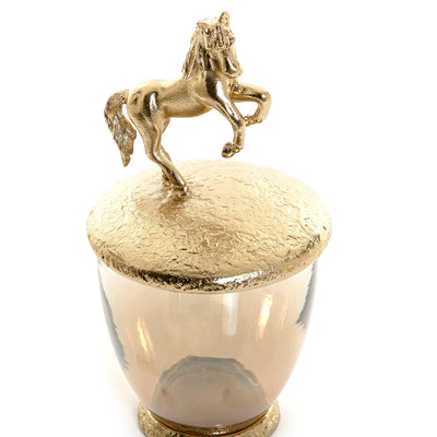 Glass jar with metal cover - CASCADES
