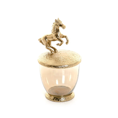 Glass jar with metal cover - CASCADES