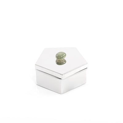 Metal jar with cover