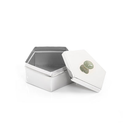 Metal jar with cover