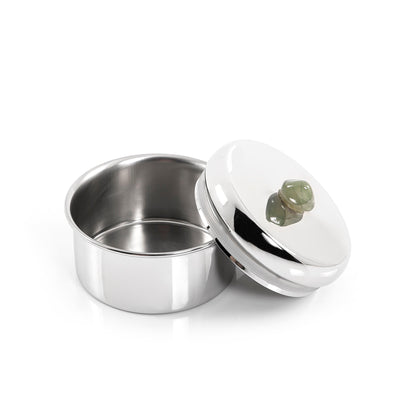 Metal jar with cover - CASCADES