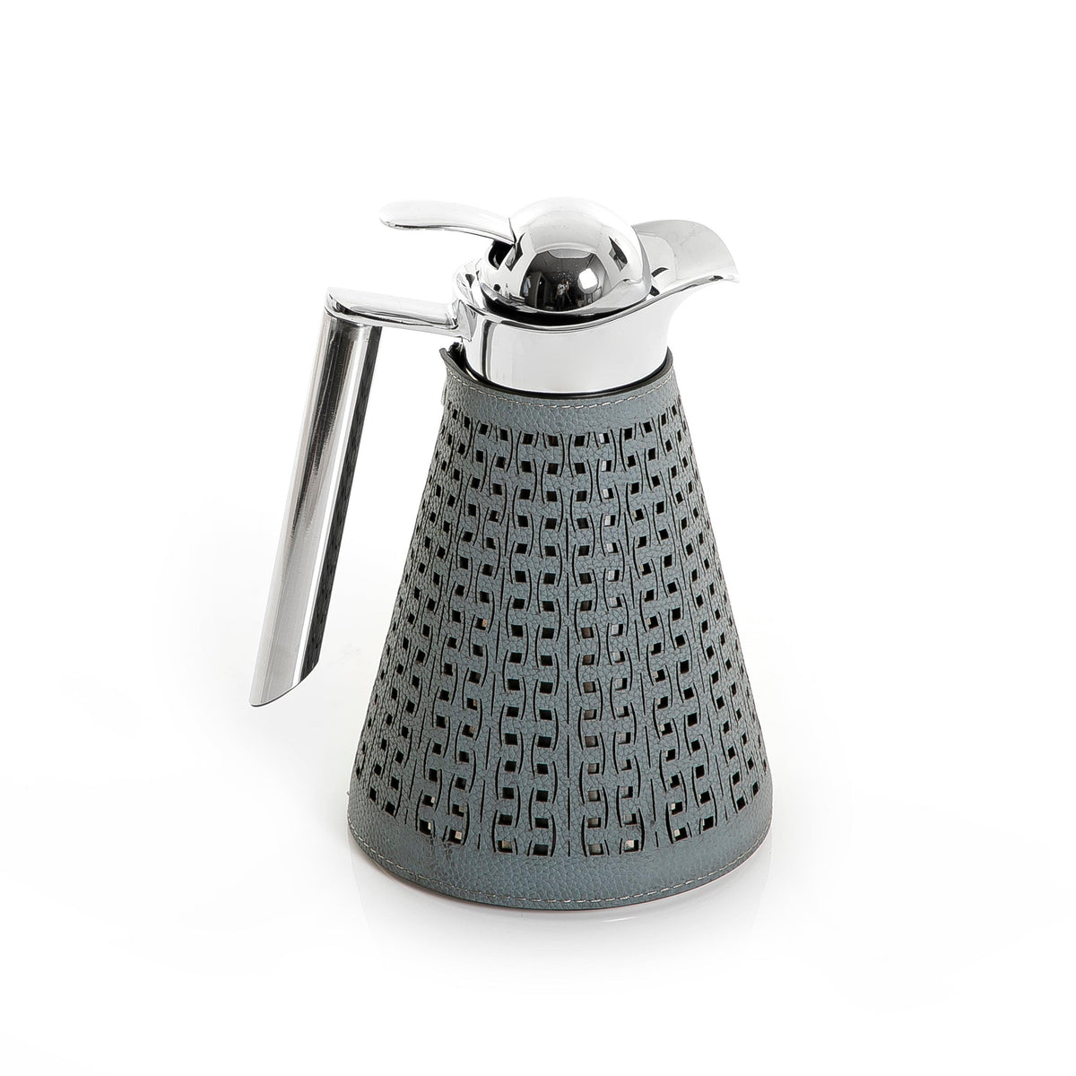 Metal thermos with leather cover - CASCADES