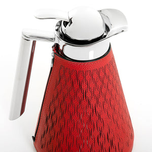 Metal thermos with leather cover - CASCADES