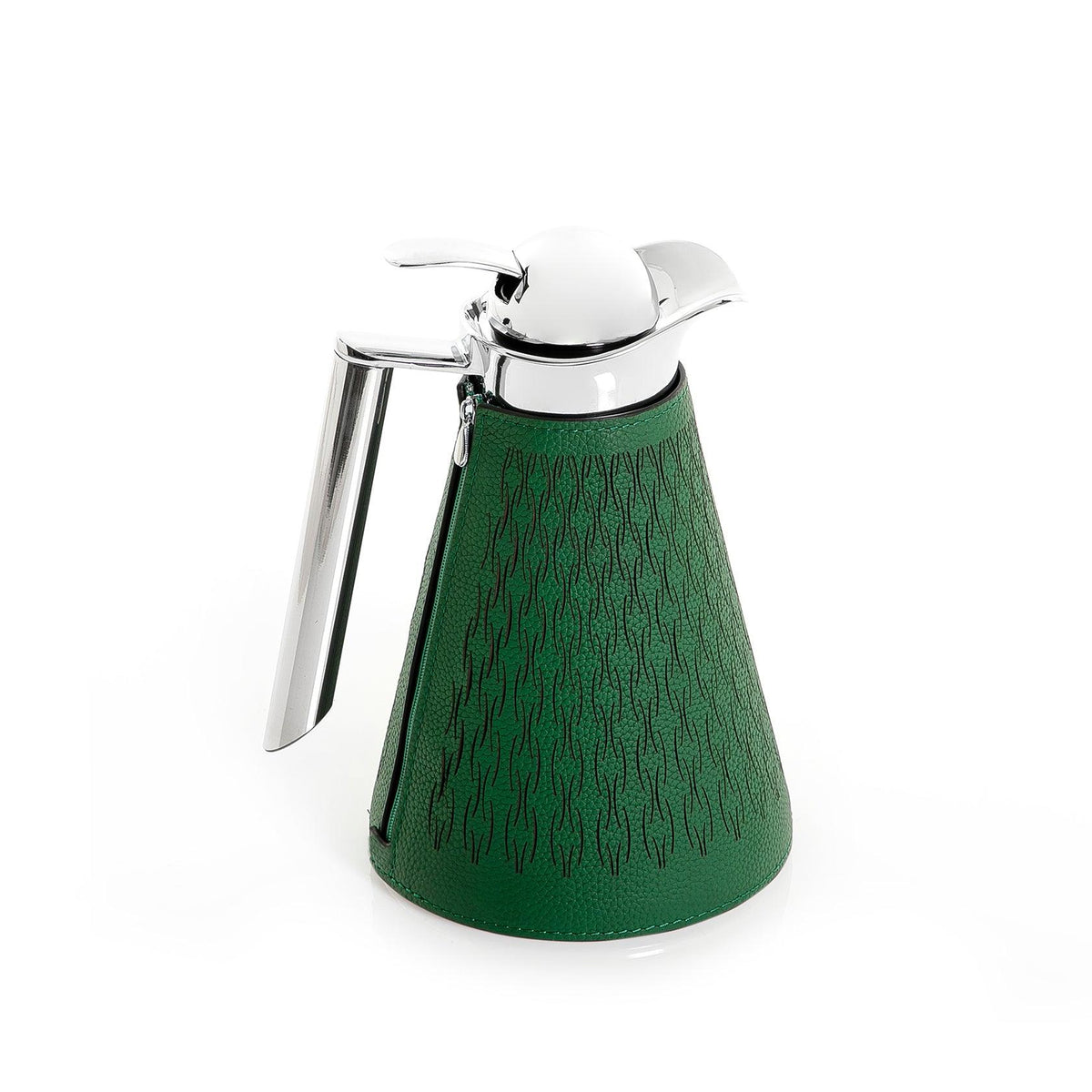 Metal thermos with leather cover - CASCADES
