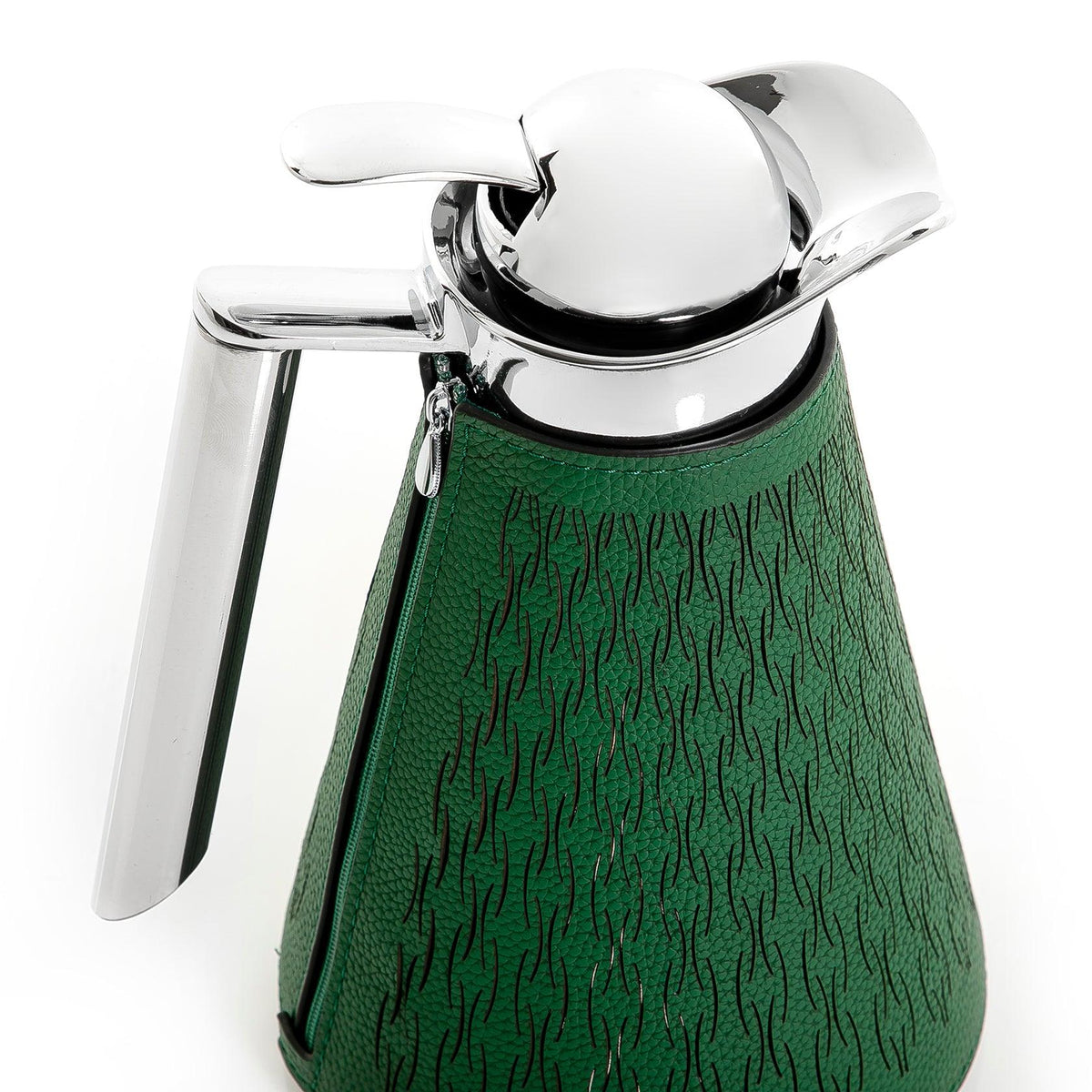 Metal thermos with leather cover - CASCADES