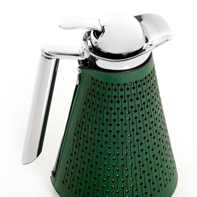 Metal thermos with leather cover - CASCADES