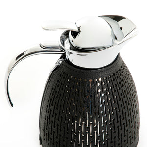 Metal thermos with leather cover - CASCADES