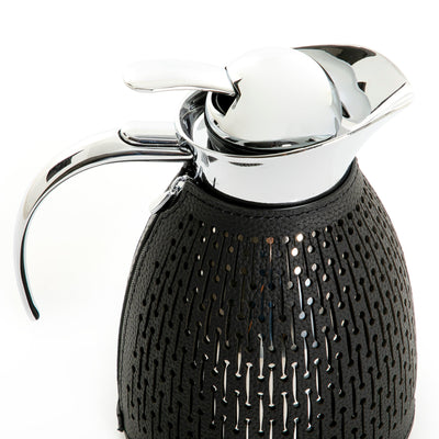 Metal thermos with leather cover - CASCADES