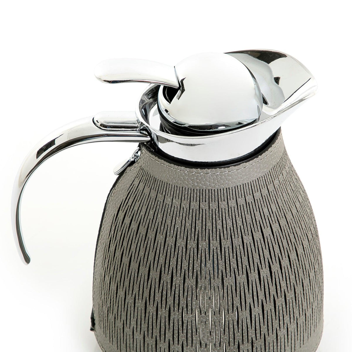 Metal thermos with leather cover - CASCADES