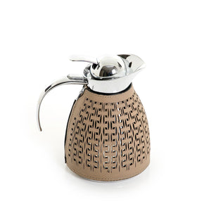 Metal thermos with leather cover - CASCADES
