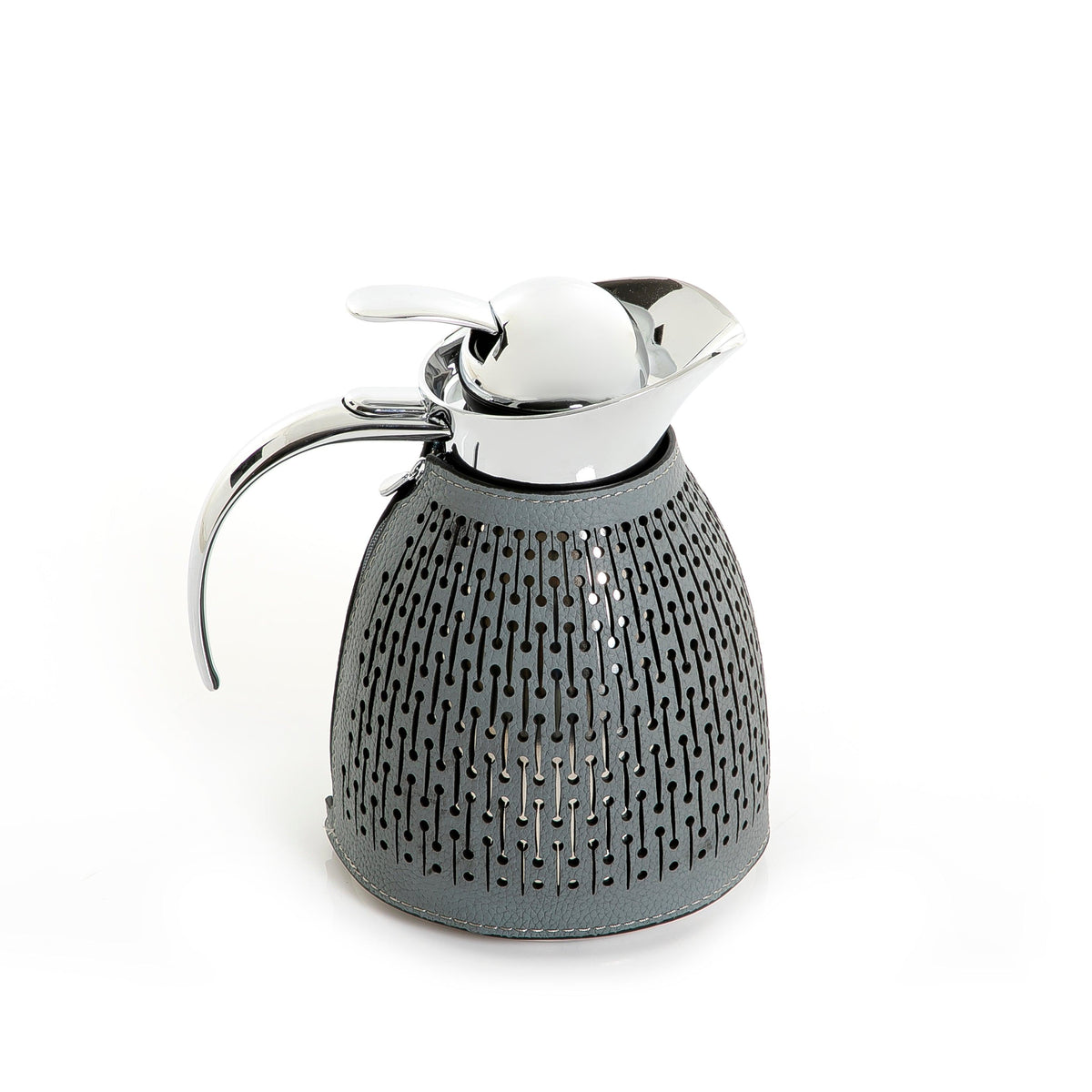 Metal thermos with leather cover - CASCADES