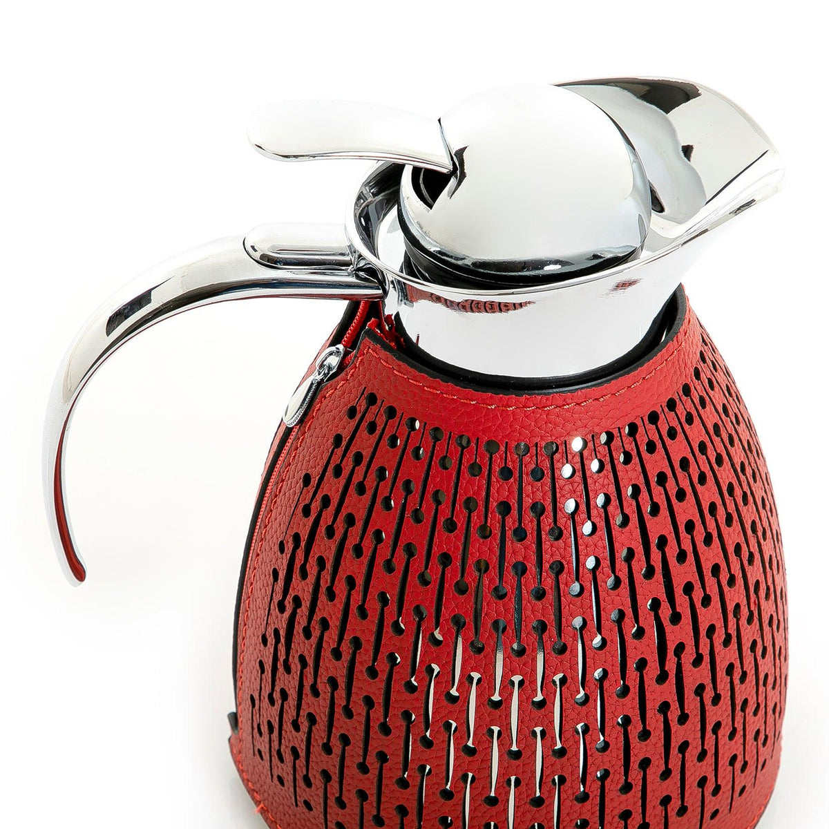 Metal thermos with leather cover - CASCADES