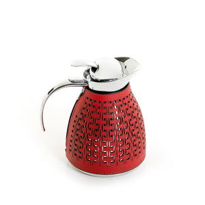 Metal thermos with leather cover - CASCADES