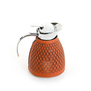 Metal thermos with leather cover - CASCADES