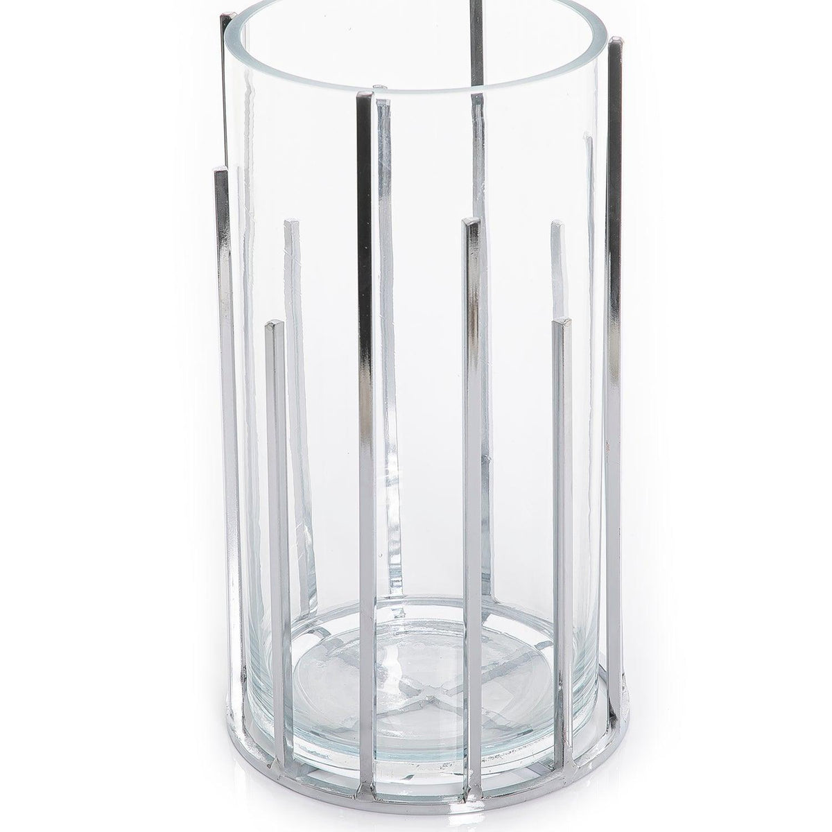 Metal and glass vase - CASCADES