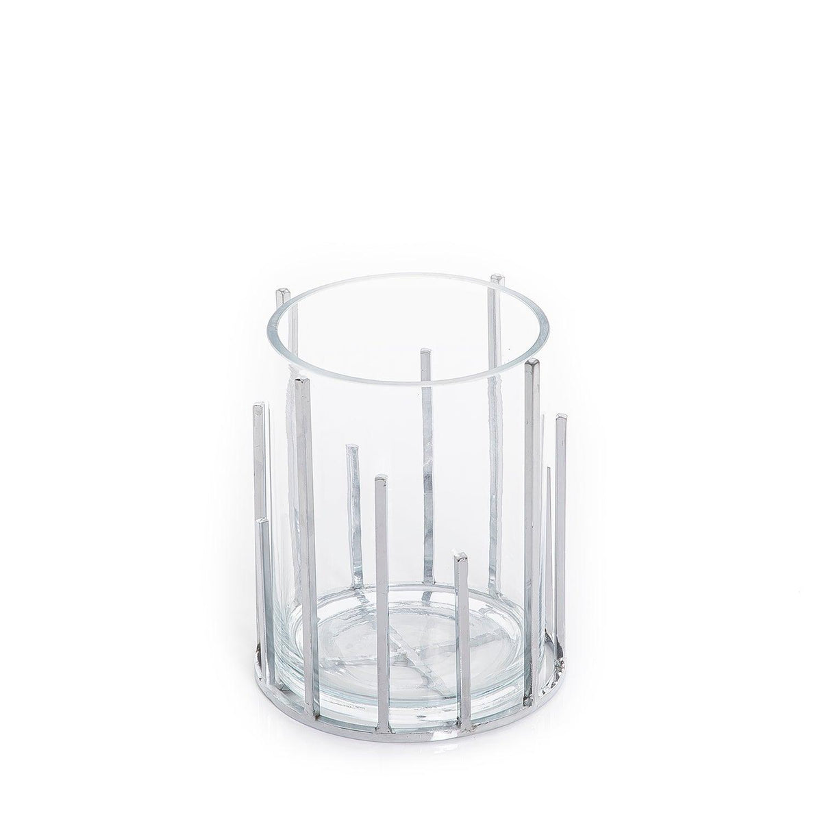 Metal and glass vase - CASCADES