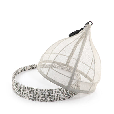 Linen cover with rattan base