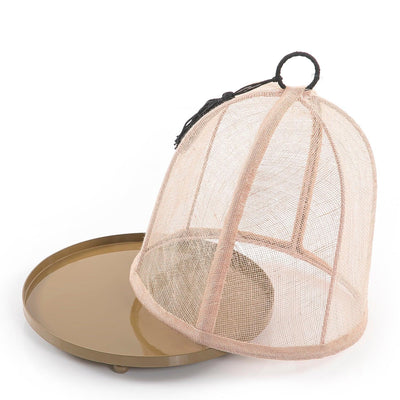 Linen cover with metal base - CASCADES