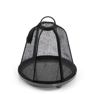 Linen cover with metal base