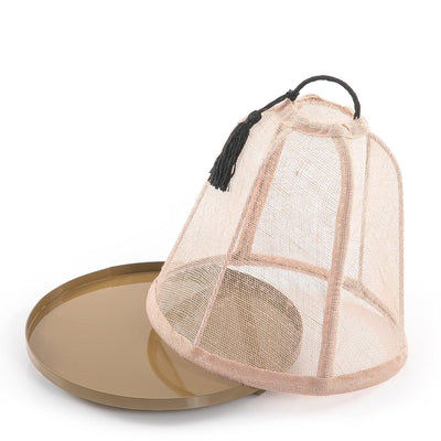 Linen cover with metal base - CASCADES
