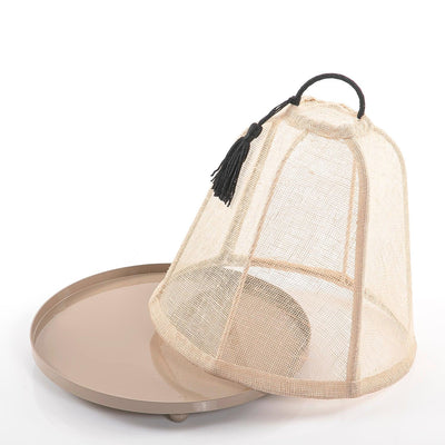 Linen cover with metal base - CASCADES