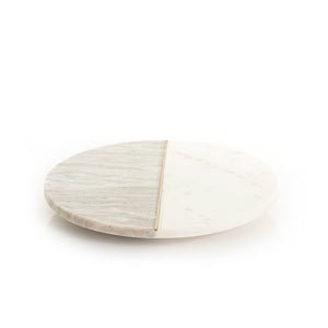 Marble plate with gift box - CASCADES