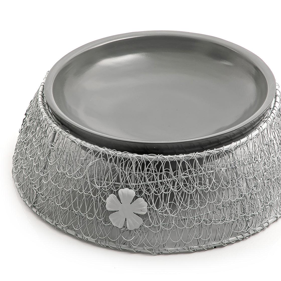Metal stand with plate - CASCADES