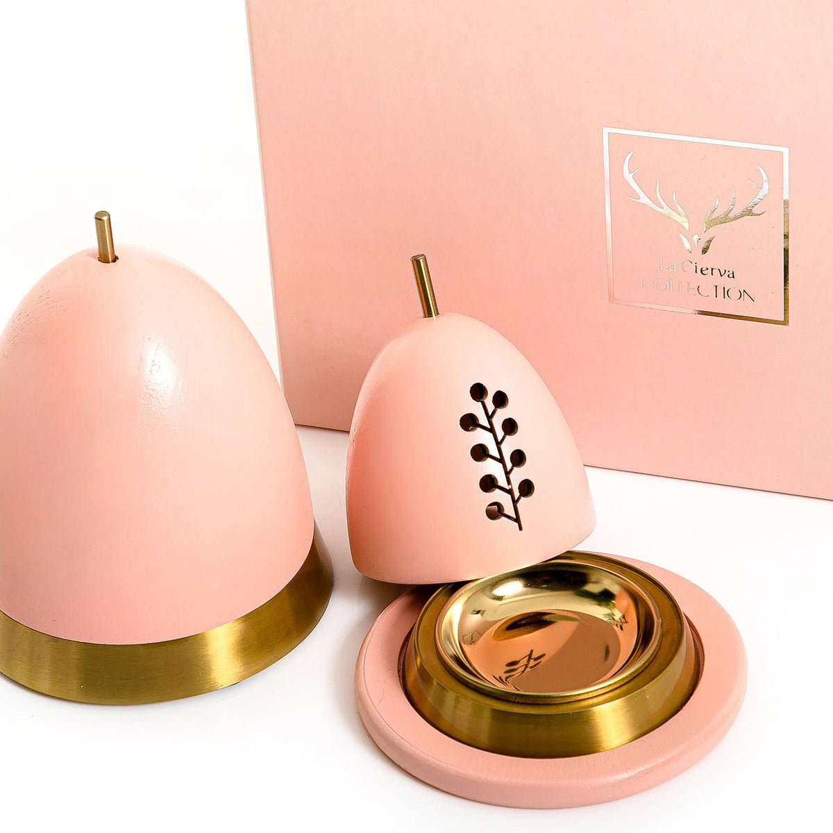 Wooden mabkhar with gift box - CASCADES