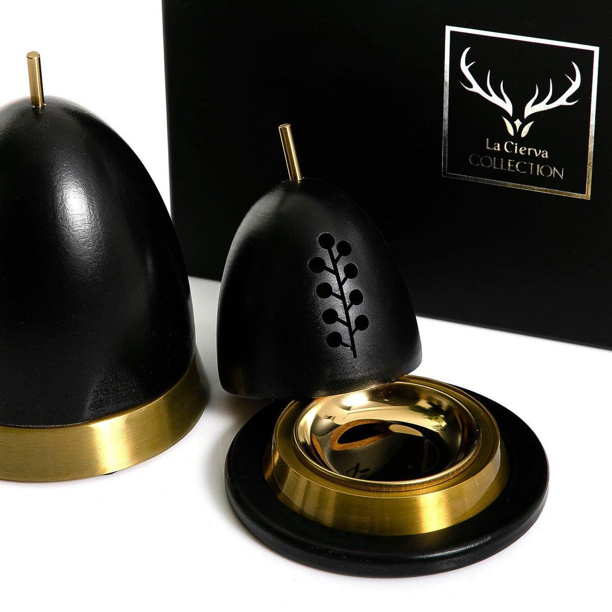 Wooden mabkhar with gift box - CASCADES
